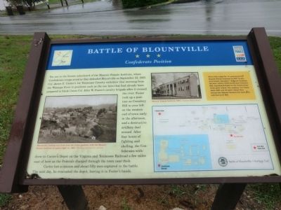 Battle of Blountville Marker image. Click for full size.