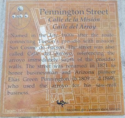Pennington Street Marker image. Click for full size.