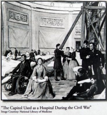 "The Capitol Used as a Hospital During the Civil War". Click for full size. "The Capitol Used as a Hospital During the Civil War" image. Click for full size.