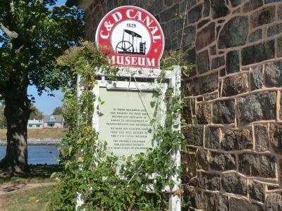 C&D Canal Museum Marker. Click for full size. C&D Canal Museum Marker image. Click for full size.
