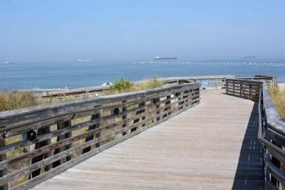 First Landing State Park Boardwalk to waterside- continuation from picture 4. Click for full size. First Landing State Park Boardwalk to waterside- continuation from picture 4 image. Click for full size.