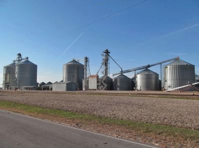 Nearby Railroad and Grain Elevators image. Click for full size.