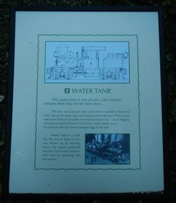 Water Tank Marker. Click for full size. Water Tank Marker image. Click for full size.