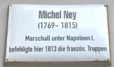 Michel Ney Marker image. Click for full size.