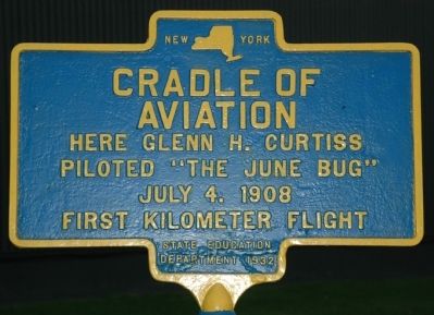 Cradle of Aviation Marker image. Click for full size.