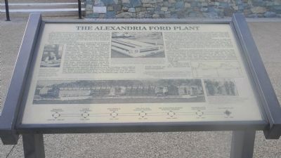 The Alexandria Ford Plant Marker image. Click for full size.