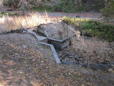 Remnant of a Water Supply Supply Ditch. Click for full size. Remnant of a Water Supply Supply Ditch image. Click for full size.