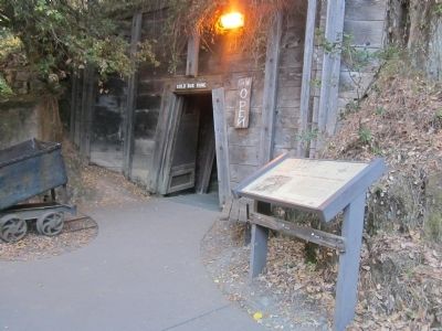 Gold Bug, A Neighborhood Mine Marker and Entrance to the Mine. Click for full size. Gold Bug, A Neighborhood Mine Marker and Entrance to the Mine image. Click for full size.