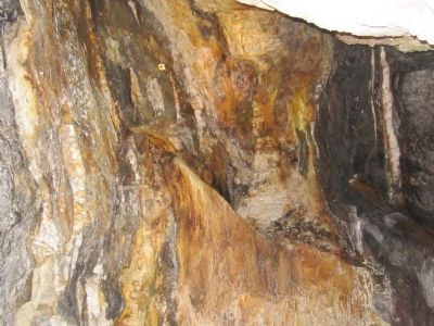 Mineral Deposits from the Continuous Dripping Water. Click for full size. Mineral Deposits from the Continuous Dripping Water image. Click for full size.
