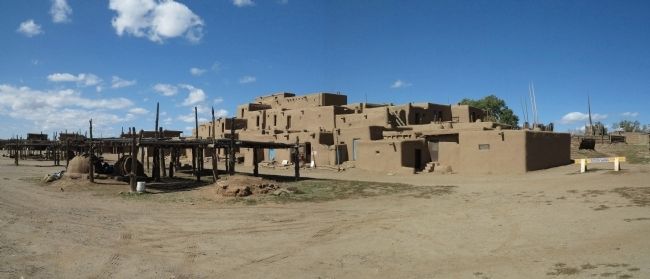 Taos Pueblo image. Click for full size.