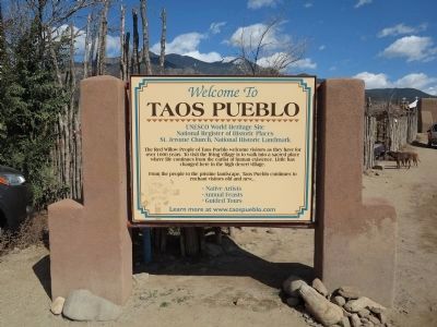 Taos Pueblo. Click for full size. Taos Pueblo image. Click for full size.