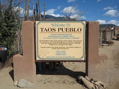 Taos Pueblo image. Click for full size.