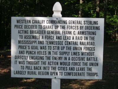 Western cavalry Commanding General Sterling Price image. Click for full size.