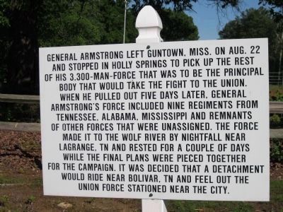 General Armstrong left Guntown, Mississippi image. Click for full size.