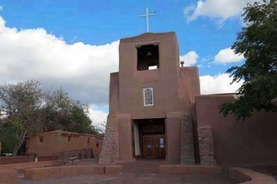 "Oldest" House and San Miguel Church. Click for full size. "Oldest" House and San Miguel Church image. Click for full size.