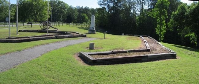 Confederate Mass Grave image. Click for full size.