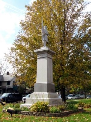 Allegan Civil War Monument image. Click for full size.