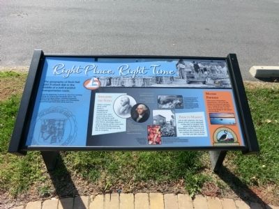 Right Place, Right Time Marker. Click for full size. Right Place, Right Time Marker image. Click for full size.