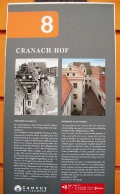 Cranach-Hof Marker image. Click for full size.