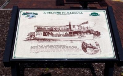 Welcome to Allegan Marker image. Click for full size.