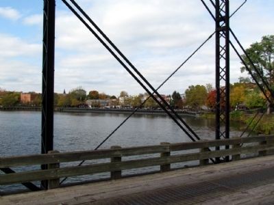 View of Kalamazoo River<br>from Second Street Bridge. Click for full size. View of Kalamazoo River<br>from Second Street Bridge image. Click for full size.