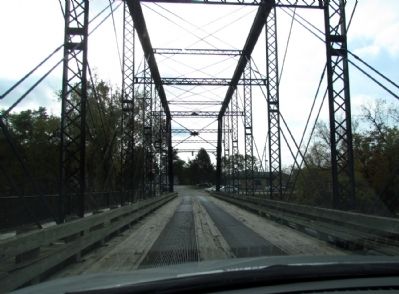 Driving south across the Second Street Bridge. Click for full size. Driving south across the Second Street Bridge image. Click for full size.