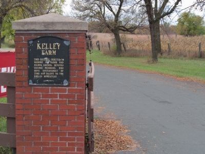 Kelley Farm Gate Plaque. Click for full size. Kelley Farm Gate Plaque image. Click for full size.
