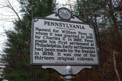 Pennsylvania Marker. Click for full size. Pennsylvania Marker image. Click for full size.
