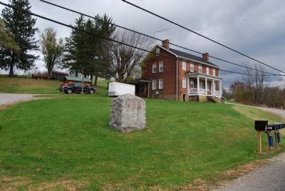 Site of Old Lindley Fort and Stockade Marker. Click for full size. Site of Old Lindley Fort and Stockade Marker image. Click for full size.