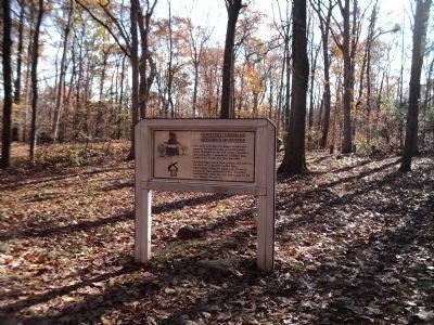 Marker in Putnam Memortal State Park. Click for full size. Marker in Putnam Memortal State Park image. Click for full size.