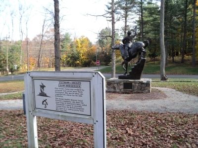 “Putnam’s Escape from Horseneck” Marker. Click for full size. “Putnam’s Escape from Horseneck” Marker image. Click for full size.