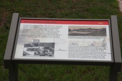 Battery Dearborn (1900-1924) Marker. Click for full size. Battery Dearborn (1900-1924) Marker image. Click for full size.