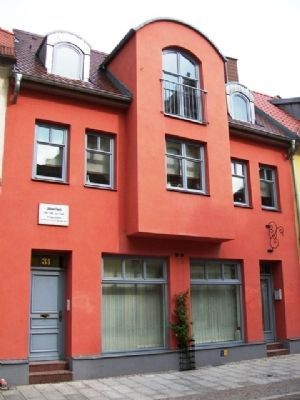 Johann Faust House and Marker image. Click for full size.