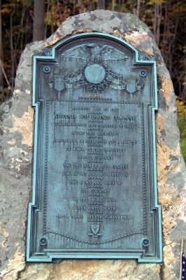 Virginia Hot Springs Company World War Memorial Marker. Click for full size. Virginia Hot Springs Company World War Memorial Marker image. Click for full size.