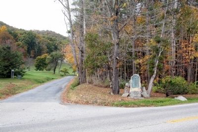 Virginia Hot Springs Company World War Memorial Marker. Click for full size. Virginia Hot Springs Company World War Memorial Marker image. Click for full size.