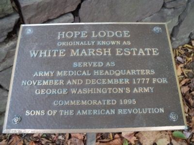 Hope Lodge Marker image. Click for full size.
