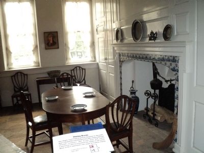 Dining Room in Hope Lodge. Click for full size. Dining Room in Hope Lodge image. Click for full size.