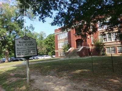 Warrenton Male Academy Marker image. Click for full size.