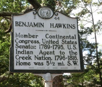Benjamin Hawkings Marker image. Click for full size.