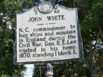 John White Marker. Click for full size. John White Marker image. Click for full size.