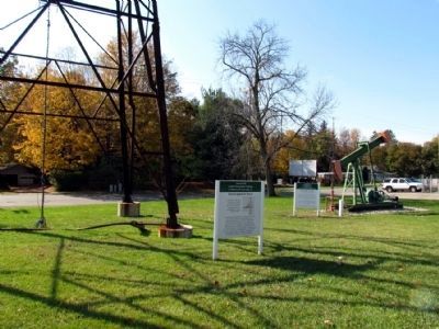 Bloomingdale Oil Boom Marker. Click for full size. Bloomingdale Oil Boom Marker image. Click for full size.