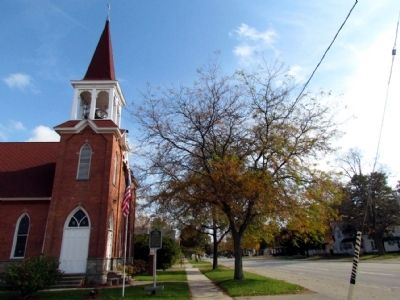 Otsego Methodist Church Marker. Click for full size. Otsego Methodist Church Marker image. Click for full size.
