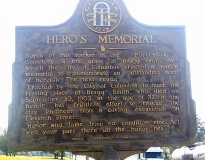 Hero's Memorial Marker image. Click for full size.