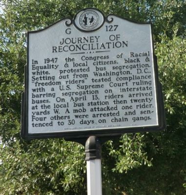 Journey of Reconcilation Marker image. Click for full size.