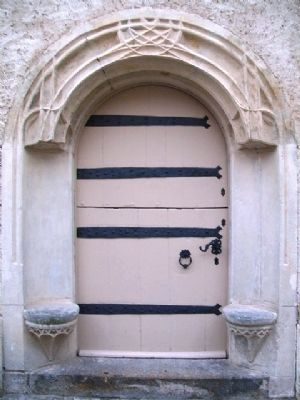 Melanchthon House Doorway image. Click for full size.