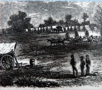 Detachments of the 19th Massachusetts Infantry provost duty at Darnestown image. Click for full size.