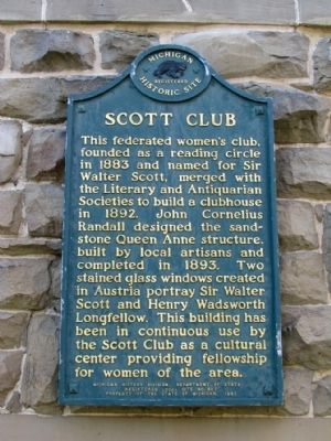 Scott Club Marker. Click for full size. Scott Club Marker image. Click for full size.