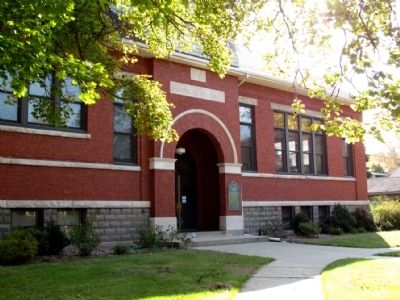 Hartman School Marker. Click for full size. Hartman School Marker image. Click for full size.