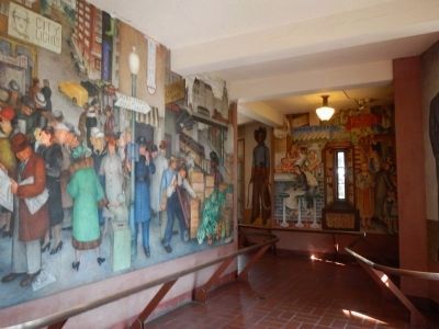 WPA Murals Located Inside the Base of Coit Tower image. Click for full size.