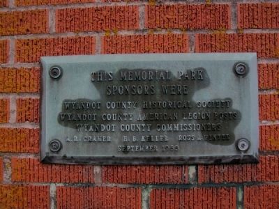 Crawford Memorial Park Marker image. Click for full size.